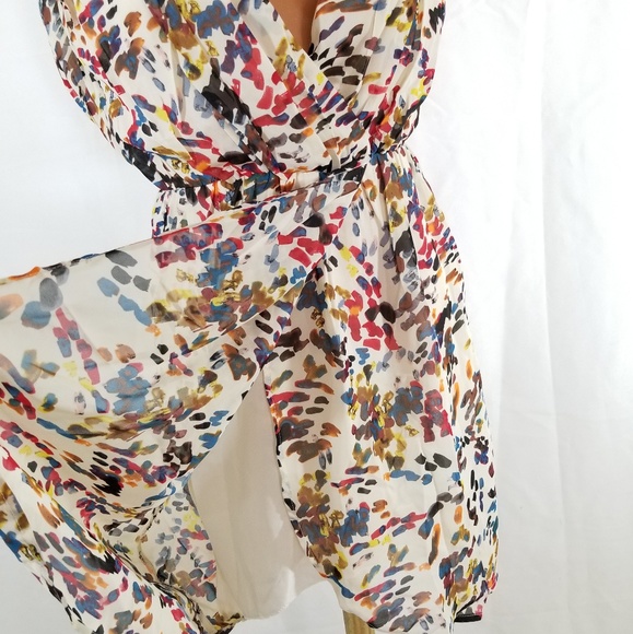 Graphics Mini Dress (S) Fully Lined Stretchy Flowy - Picture 5 of 8